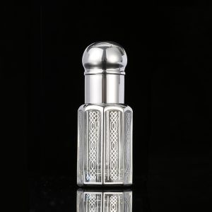 3ml Rollon Cam Parfüm Şişesi Silver Toptan ERB112-3ML-C