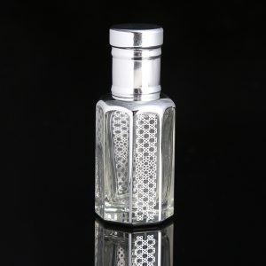 6ml Rollon Cam Parfüm Şişesi Silver Toptan ERB114-6ML-B